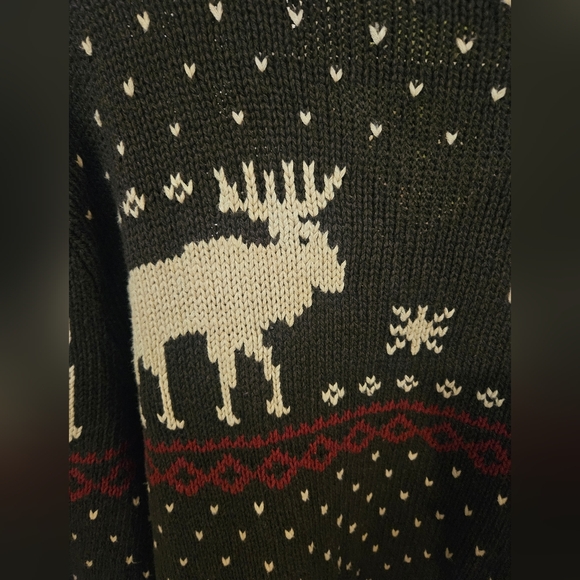 Polo Ralph Lauren Vintage Reindeer Moose Sweater Size XXL - Picture 5 of 5
